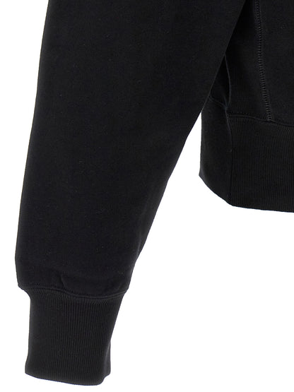 Saint Laurent Black Cotton Sweatshirt