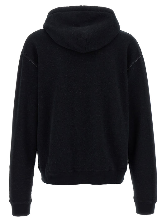 Valentino Garavani Black Cotton Sweatshirt