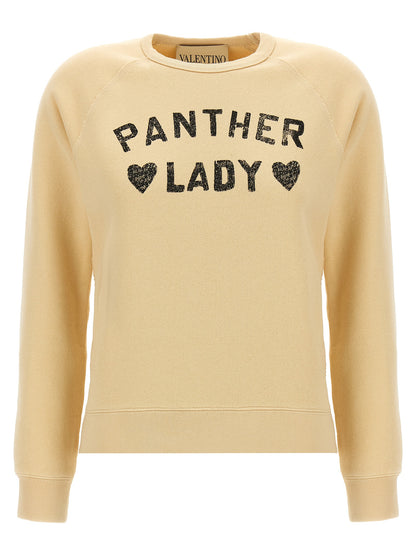Valentino Garavani Beige Cotton Sweatshirt