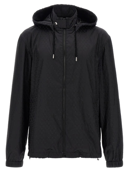 Alexander McQueen Black Polyamide Shell Jacket