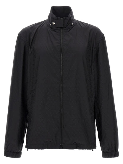 Alexander McQueen Black Polyamide Shell Jacket