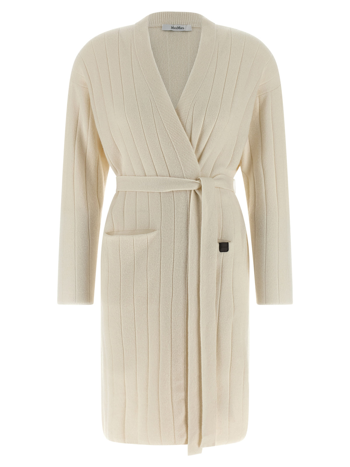 Max Mara White Cashmere Cardigan