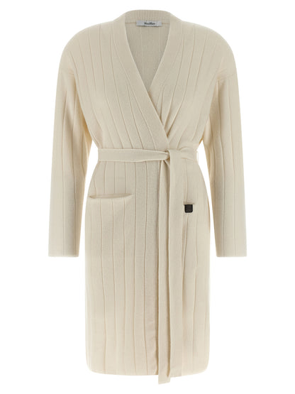 Max Mara White Cashmere Cardigan