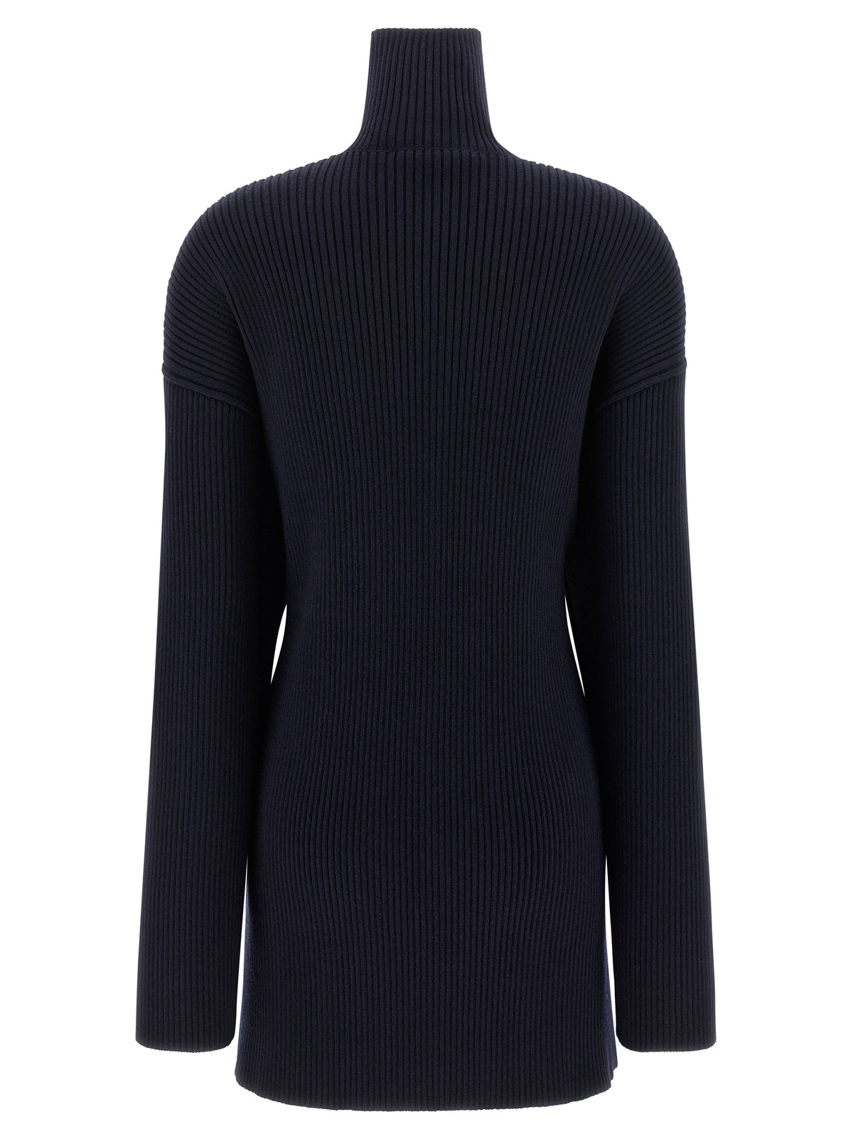 Balenciaga Blue Wool Short Dress