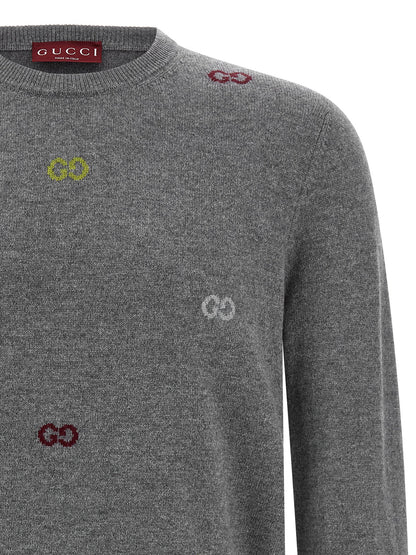 Gucci Gray Cashmere Cardigan