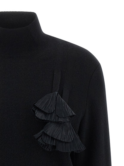 Ferragamo Black Virgin Wool Cardigan