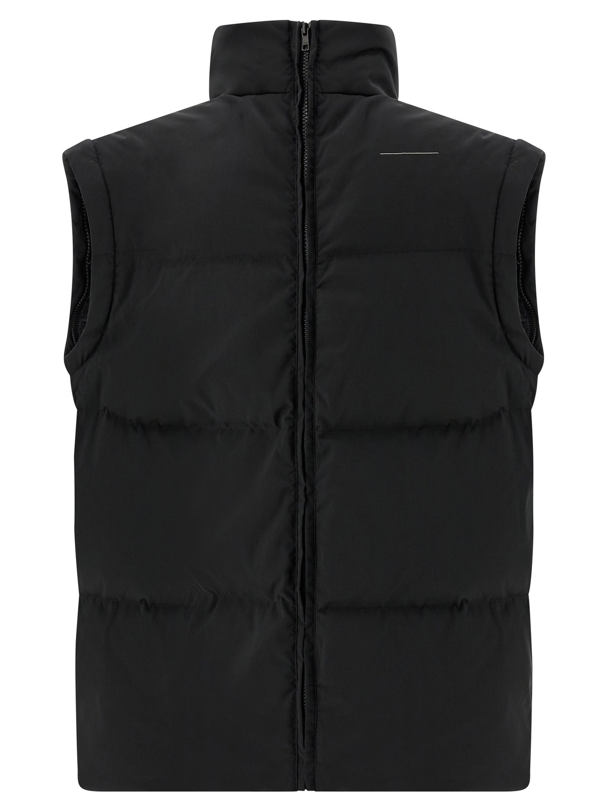 MM6 Maison Margiela Black Polyester Full-Length Jacket