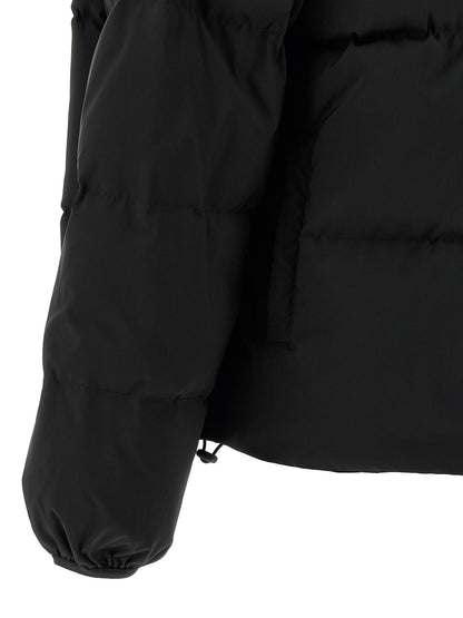 MM6 Maison Margiela Black Polyester Full-Length Jacket