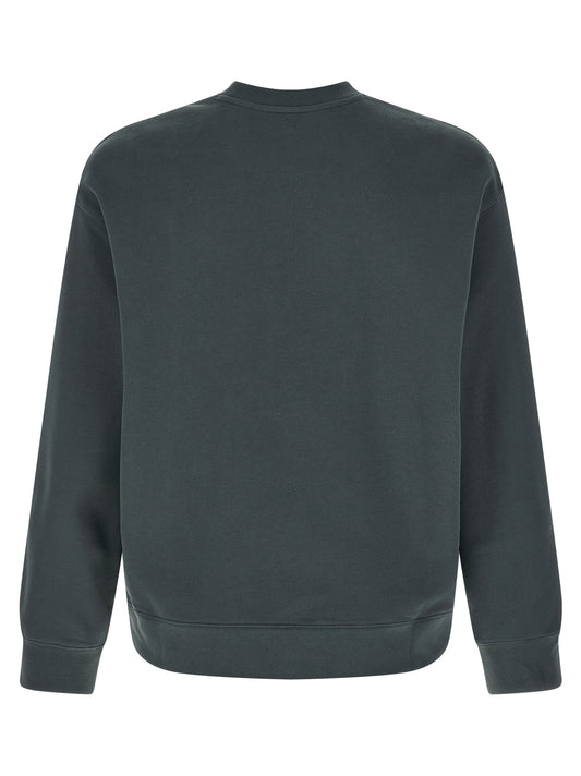 Maison Kitsuné Blue Organic Cotton Sweatshirt