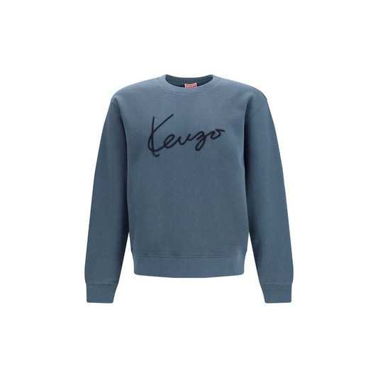 Син памучен суитшърт Kenzo