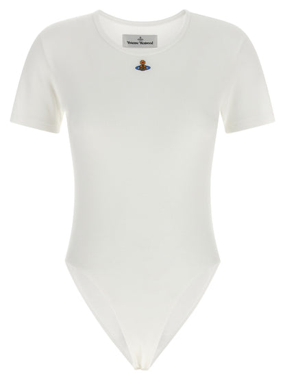 Vivienne Westwood White Cotton Bodysuit