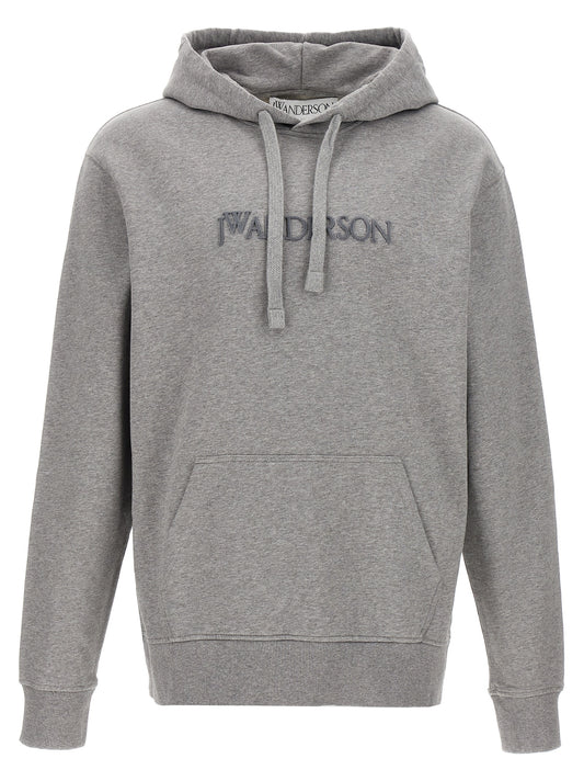 J.W.Anderson Сив памучен суитшърт