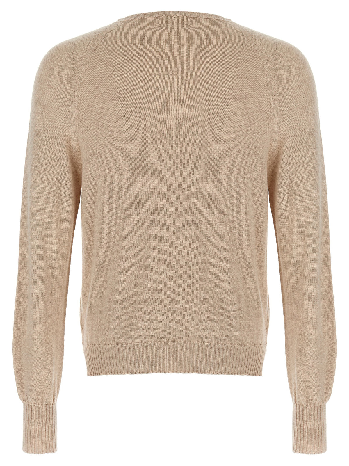 MA'RY'YA Beige Cotton Cardigan