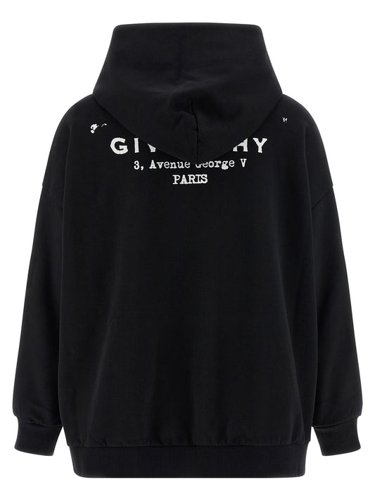 Givenchy Bicolor Cotton Hoodie