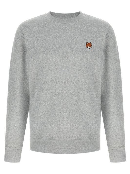 Maison Kitsuné Gray Cotton Sweatshirt