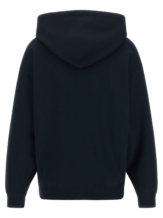 Jil Sander Blue Cotton Sweatshirt