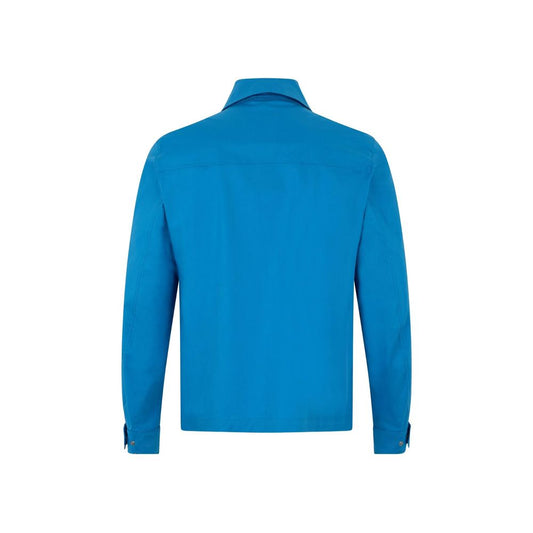 Herno Blue Cotton Jacket