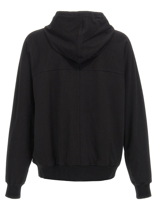 Rick Owens Black Cotton Hoodie