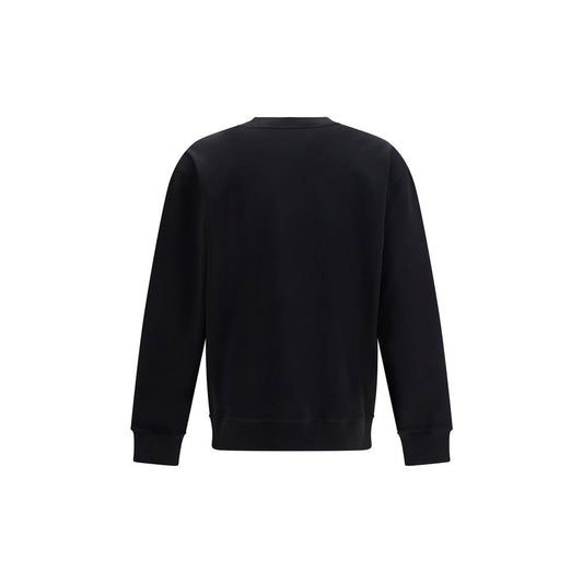 Balmain Black Cotton Sweatshirt