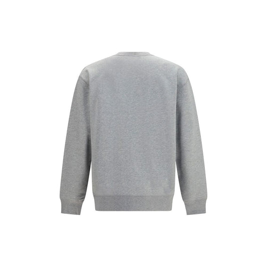 Balmain Gray Cotton Sweatshirt