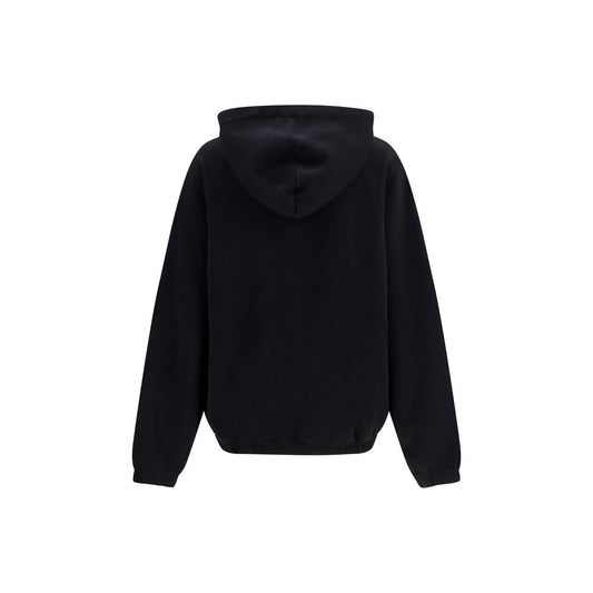 Palm Angels Black Cotton Sweatshirt