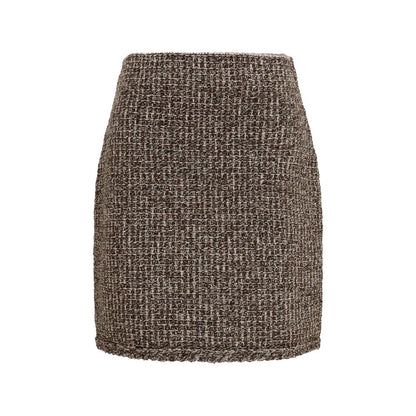 Fabiana Filippi Brown Polyamide Mini Skirt