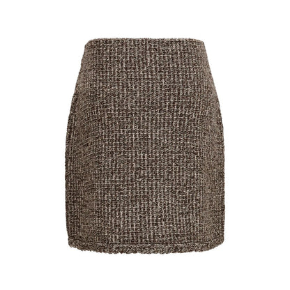 Fabiana Filippi Brown Polyamide Mini Skirt