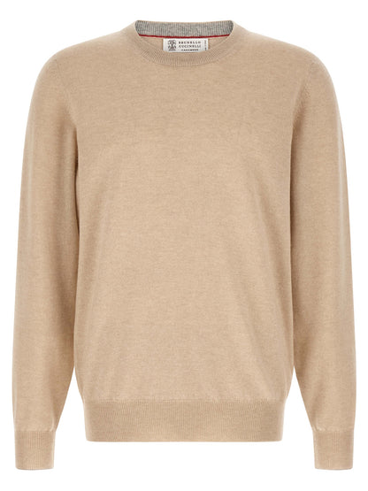 Brunello Cucinelli Beige Cashmere Cardigan