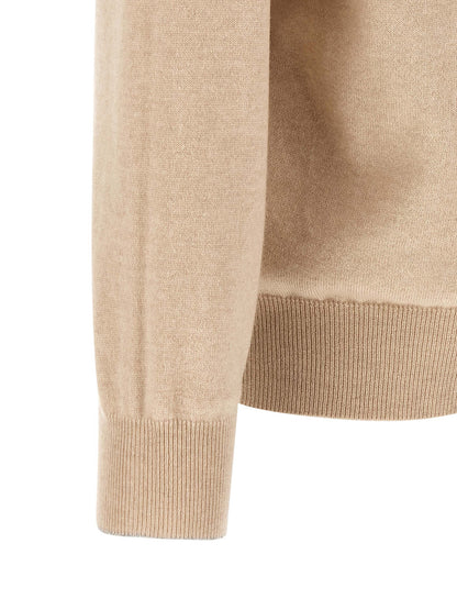 Brunello Cucinelli Beige Cashmere Cardigan