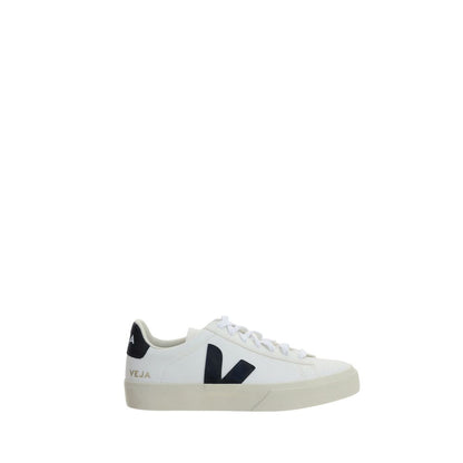 Veja White Calf Leather Bos Taurus Sneakers
