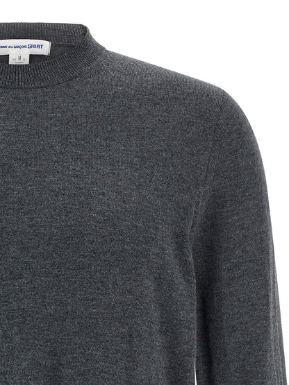 Comme Des Garçons Gray Acetate Cardigan