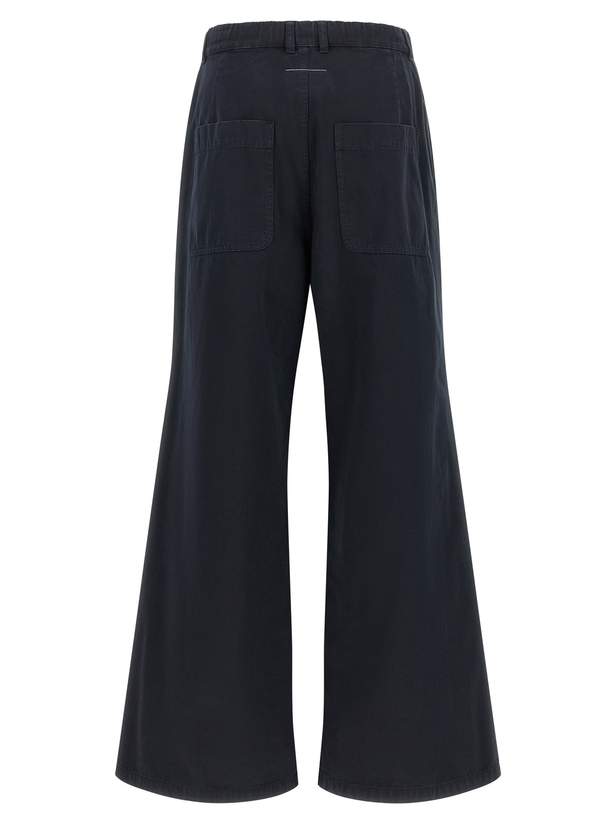 MM6 Maison Margiela Blue Cotton Casual Pants