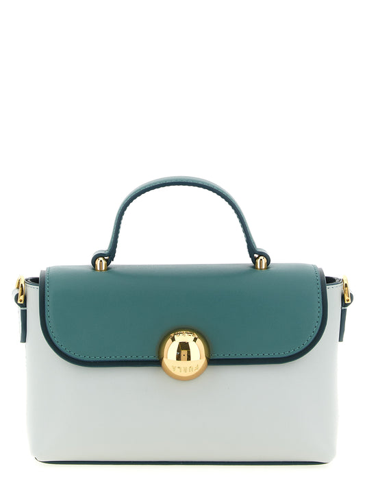 Чанта Furla от двуцветна телешка кожа