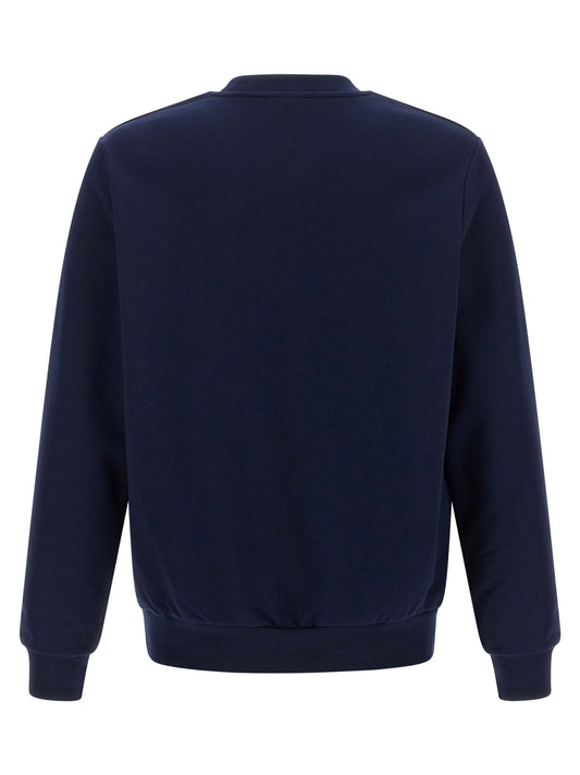 Lacoste Blue Cotton Sweatshirt