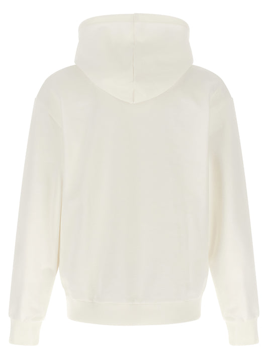 Lacoste White Cotton Sweatshirt
