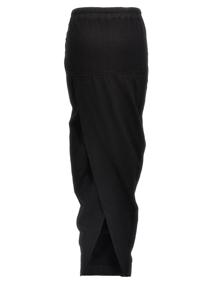 DRKSHDW Black Cotton Mini Skirt