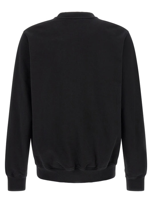 Casablanca Black Organic Cotton Sweatshirt