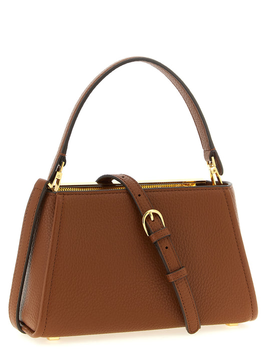 Чанта Elisabetta Franchi, кафява, полиестерна