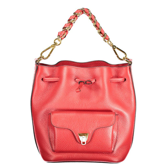 Дамска чанта Coccinelle Rosso от кожа