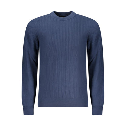 Hugo Boss Blue Cotton Men's Sweater