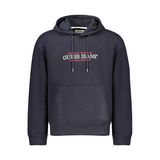 Мъжка блуза Guess Jeans, синя, памучна