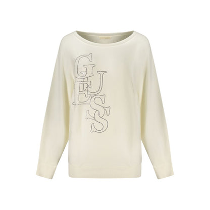 Guess Jeans White Viscosa Women Sweater