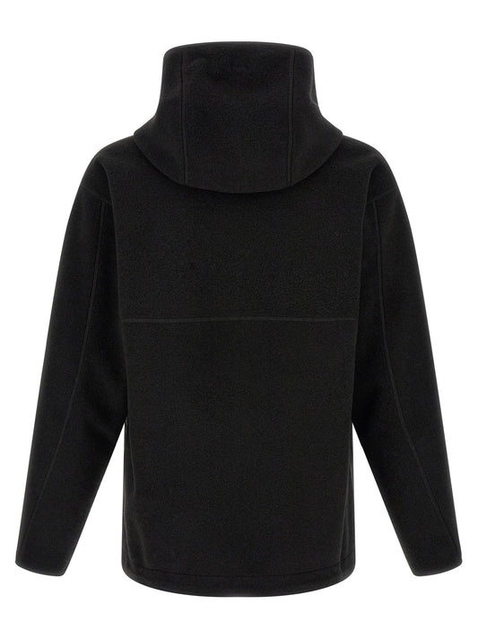 LAMINAR Black Polyester Shell Jacket