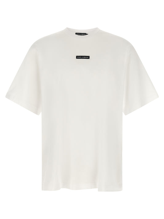 Dolce & Gabbana White Cotton T-Shirt