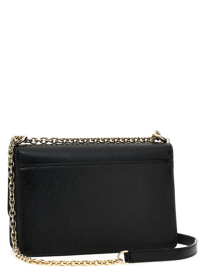 Furla Black Leather Crossbody Bag