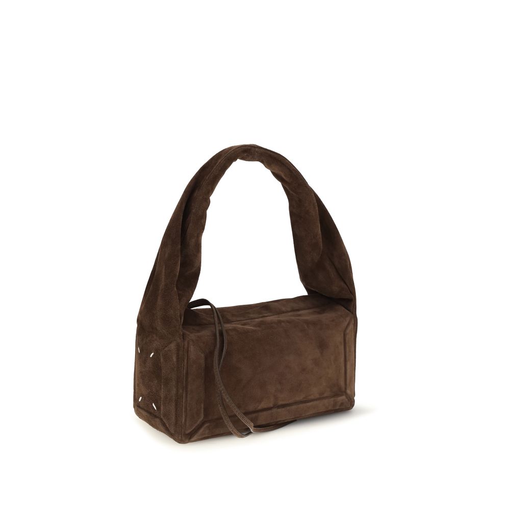 Maison Margiela Brown Calf Leather Bos Taurus Handbag
