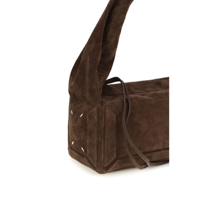 Maison Margiela Brown Calf Leather Bos Taurus Handbag