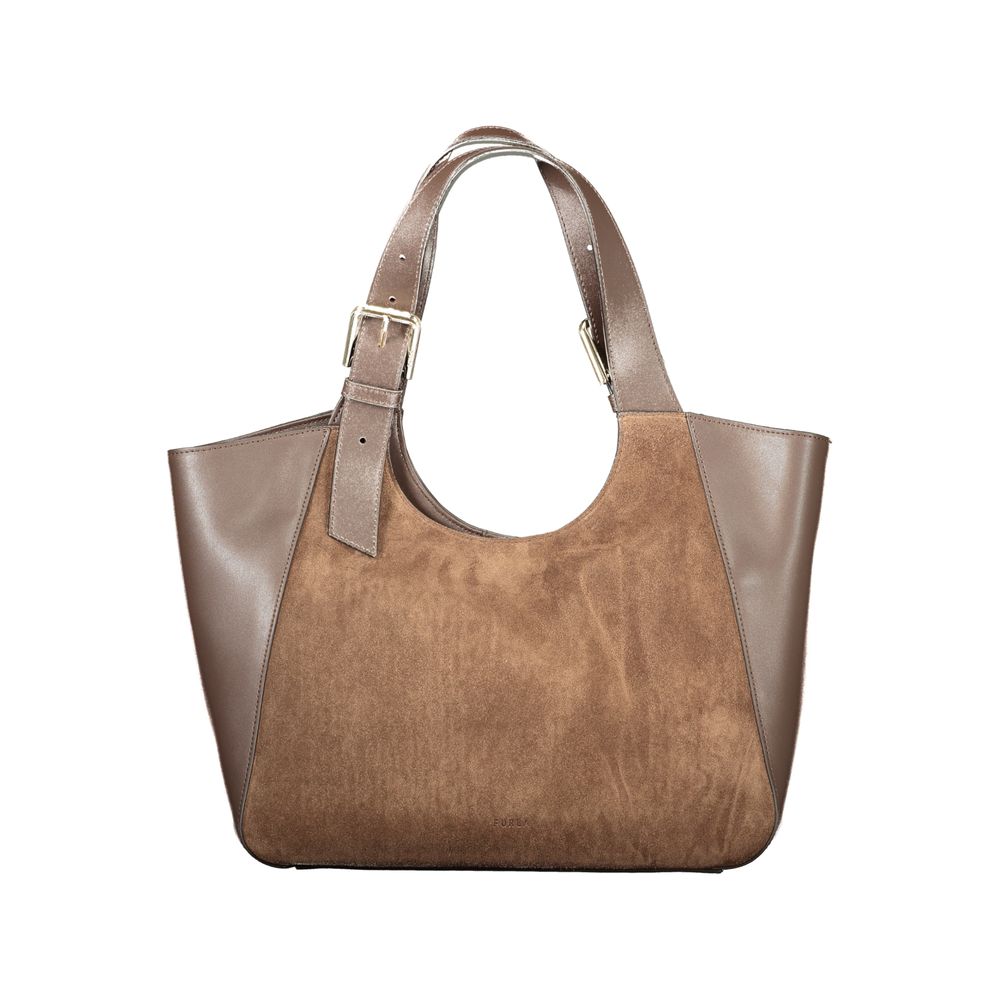 Furla Brown Leather Women's Bag