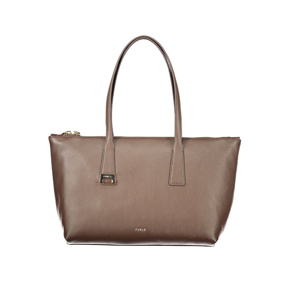 Furla Brown Leather Womens Bag