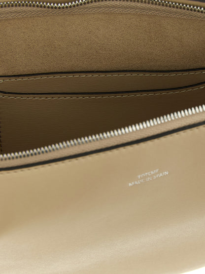 TOTEME Beige Leather Shoulder Bag